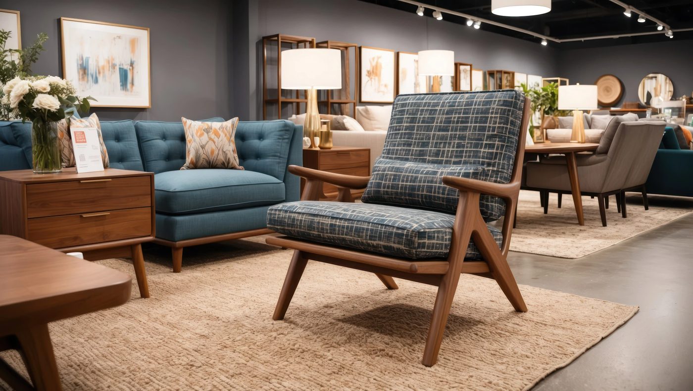 Showroom mit Sesseln und Sofas — Wirt & Werk Gastromöbel